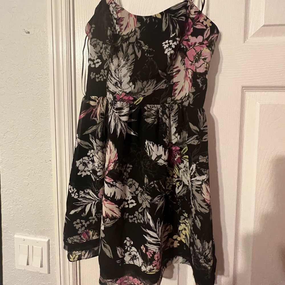Short flower dress
